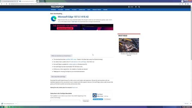 Microsoft Edge on Windows 7 смотреть онлайн