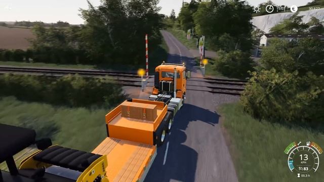 Building broken road(asphalting) | Public Work Sandy Bay | Farming Simulator 19 | Episode 3 смотреть онлайн