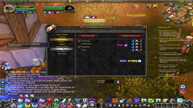 WoW Addons- MikScrollingBattletext , Floating combat text addon Patch 4.3 смотреть онлайн