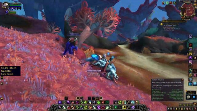 Where is Coral Forest WoW Explore Nazjatar смотреть онлайн