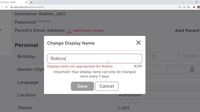 ''Roblox'' display name not appropriate for roblox..? ? смотреть онлайн