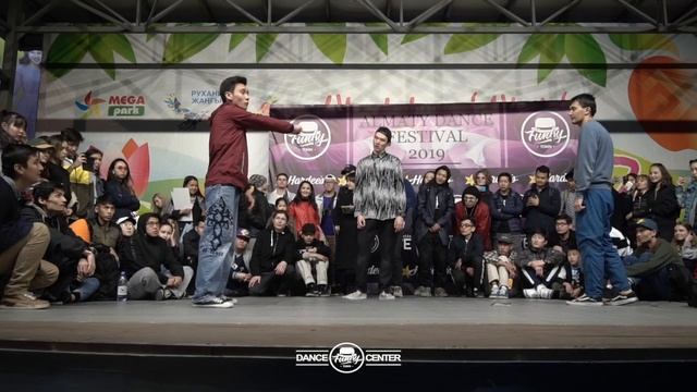 ERZHIGIT VS ASKHAT VS ADILKHAN | 1/2 POPPING | ALMATY DANCE FEST 2019 смотреть онлайн
