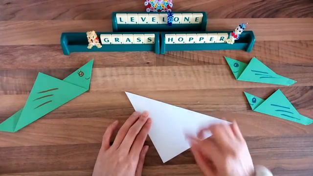 Origami GRASS HOPPER (3 FOLDS ONLY) ★Level 1★ смотреть онлайн