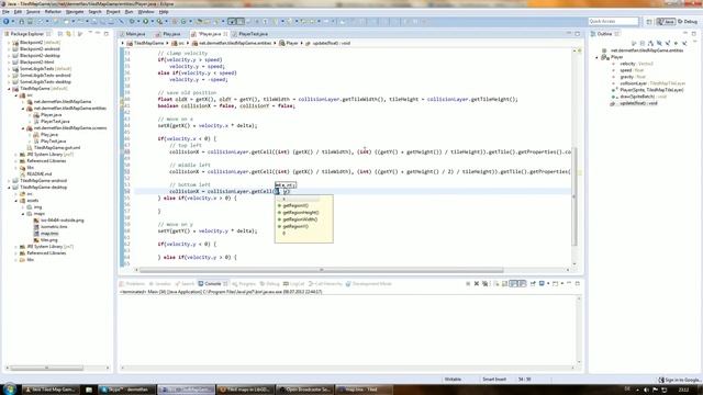 Java Tiled Map Game (LibGDX) | Episode 4 - collision detection смотреть онлайн