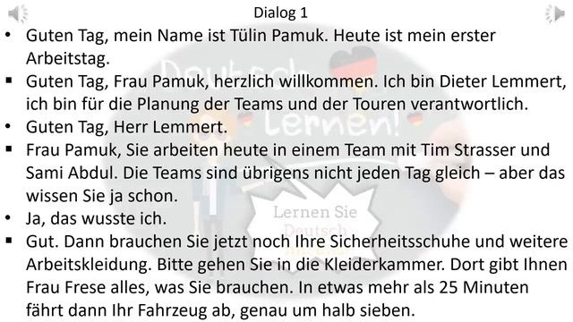Dialoge B1  | Deutsch Lernen Durch Hören | 3 |