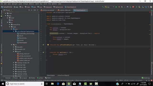 Image Slider using View Pager in Android Kotlin смотреть онлайн