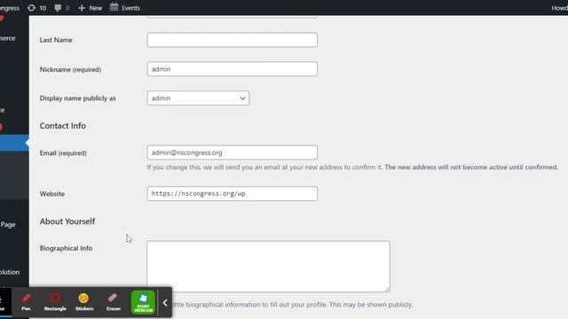 Change password in wordpress | Website Development in Wordpress смотреть онлайн