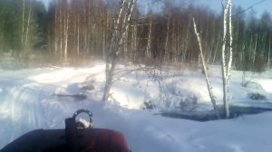 делаю дорогу в делянку на дт 75