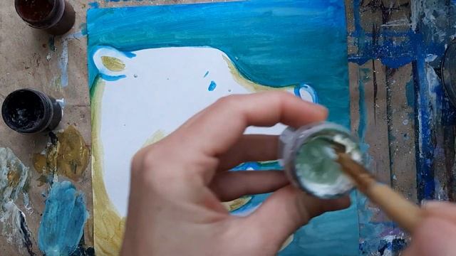 УМКА |Рисуем гуашью просто? Северные мишки? смотреть онлайн