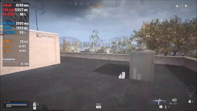 Call Of Duty Warzone / GTX 760 / Ryzen 3 3100 / 1080p / Normal смотреть онлайн