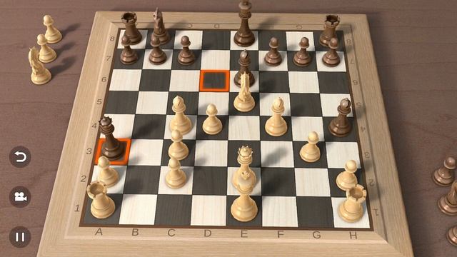 Best Chess 3D for iPhone | Real Chess 3D | How to beat hard level (King's gambit accepted) смотреть онлайн