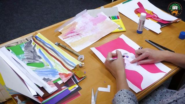 Бумажное селфи Автопортрет в технике коллаж Мастер класс с писателем Екатериной Панфиловой смотреть онлайн