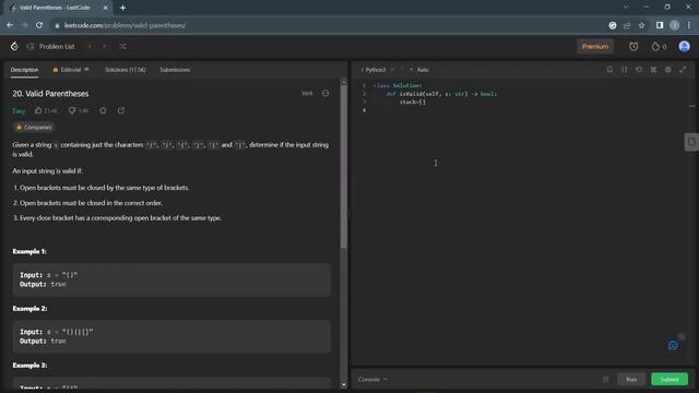 20. Valid Parentheses | LeetCode | Python | Day 2 out of 30 of Basics of DSA | Master DSA with Jazz смотреть онлайн
