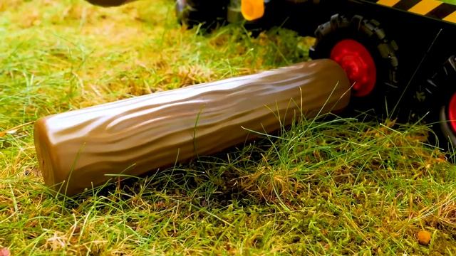 Машинки с прицепом_ автовоз_ трактор и лесовоз_ Мультики для детей. смотреть онлайн