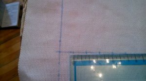 Вышивка. Мой способ разметки канвы!