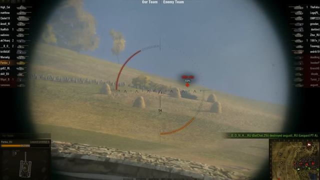 WoT Test Server Leopard PT A (T9){-KPH-} смотреть онлайн