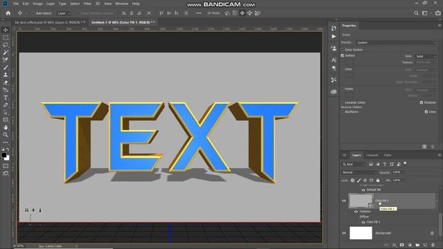 3D TEXT EFFECT | PHOTOSHOP EFFECT | PHOTOSHOP TUTORIAL смотреть онлайн