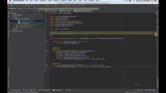 Android Datepicker Parte 02 смотреть онлайн