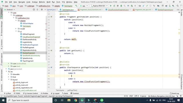 Notification In Android part - 4 | FCM | Insert data into firebase database in android смотреть онлайн