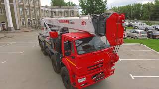 Автокран Челябинец _Серия Плюс_. Особенности эксплуатации. На примере модели КС-65717.mp4 смотреть онлайн