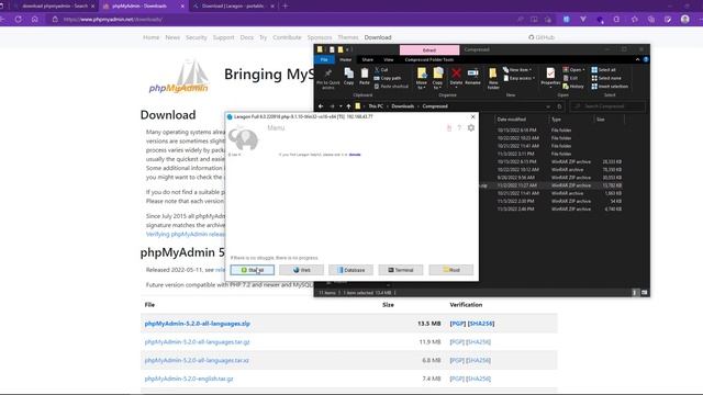 Add PHPMyAdmin to Laragon in a Minute - Step-by-Step Guide смотреть онлайн