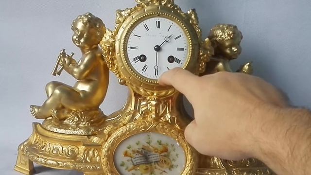 Каминные часы с ангелами XIX века смотреть онлайн