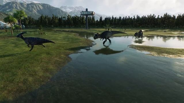 EXPANDED HUNTING! Dinosaurs Stalk & Hunt Together! | Jurassic World Evolution 2 Mod Spotlight смотреть онлайн