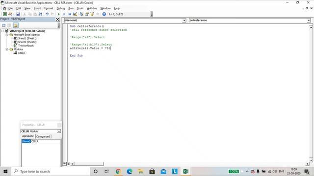 Excel VBA - Cell Reference II VBA - Selecting Cells and Ranges II смотреть онлайн