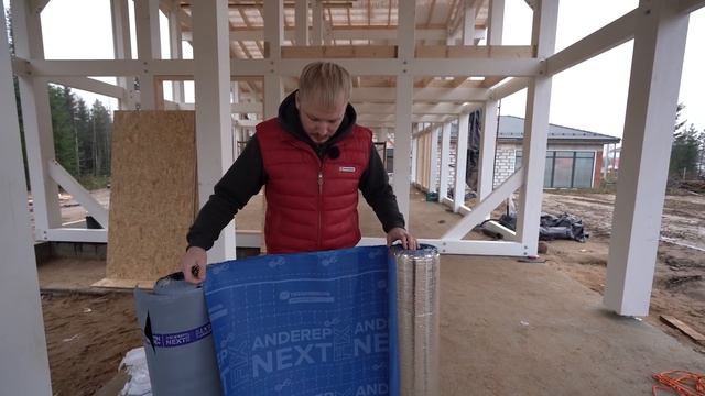 Фахверковый дом площадью 202 м2 с использованием новой продукции от ТехноНиколь. "Строй и Живи". смотреть онлайн