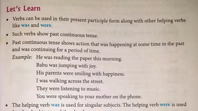 The Past Continuous Tense class 5 | Chapter 18| English Grammar| CBSE смотреть онлайн