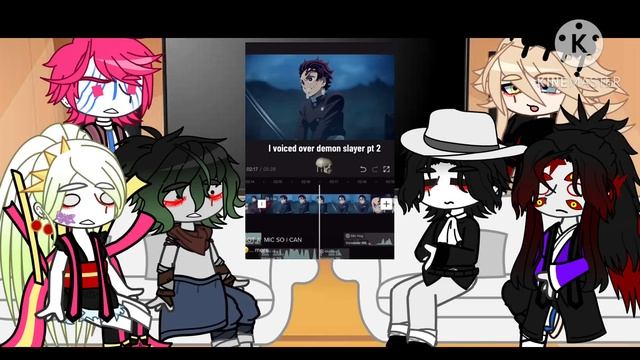 UPPERMOONS +Muzan Reacts TO My FYP! || KNY || Gacha reacts смотреть онлайн