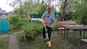 Обзор, что может Аккумуляторный триммер Huter GET-28Li 70/1/33 2022года.