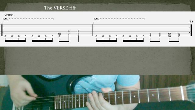 Slayer Raining Blood tab guitar lesson смотреть онлайн