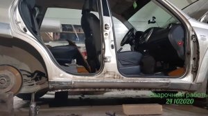 Как переварить пороги на  RAV4