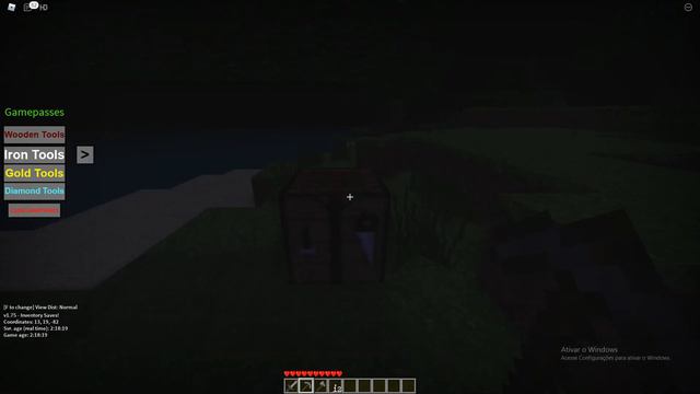 INVENTORY SAVES Minecraft 💎 Mineverse Roblox- Encontrei Meu Clone Numa Caverna #01