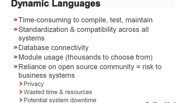 ActiveState Webinars: Putting Open Source Dynamic Languages through the Licensing Test смотреть онлайн
