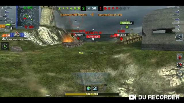 ПТУР Т92Е1 , сколько нужно набить для мастера , красивый и простой бой с 10 . WOT BLiTZ смотреть онлайн