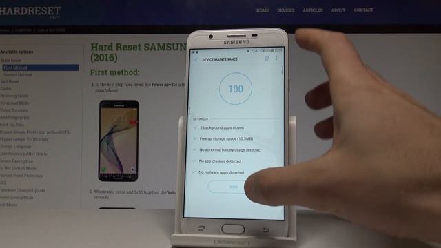 How to Speed Up SAMSUNG Galaxy On7 2016 - Optimize / Clean Memory |HardReset.Info смотреть онлайн