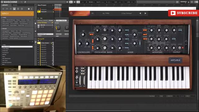 Maschine 2.6 Tutorial - Techno Groove with Arturia SPARK - MINI V3 and FM8 (2017) смотреть онлайн