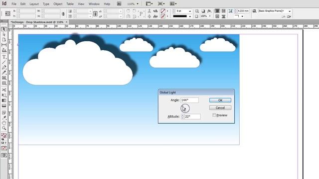 Adobe InDesign CS6 - Эффект тени смотреть онлайн