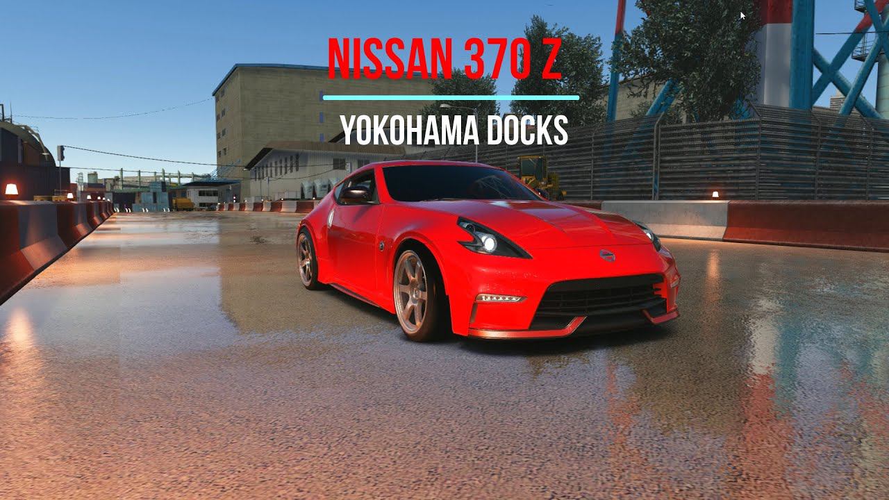 Nissan 370Z - Yokohama Docks-Drift | Assetto Corsa. смотреть онлайн