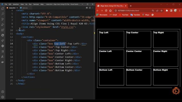 Align Text Using CSS Flex смотреть онлайн