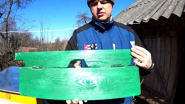 Складная прилётная доска для улья делается быстро и легко смотреть онлайн