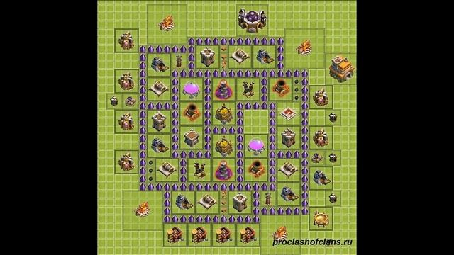 Clash of Clans Обзор расстановок 5-8 ТХ смотреть онлайн