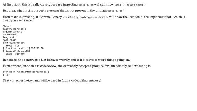 Code Review: Overwriting native console.log function in JavaScript (3 Solutions!!) смотреть онлайн