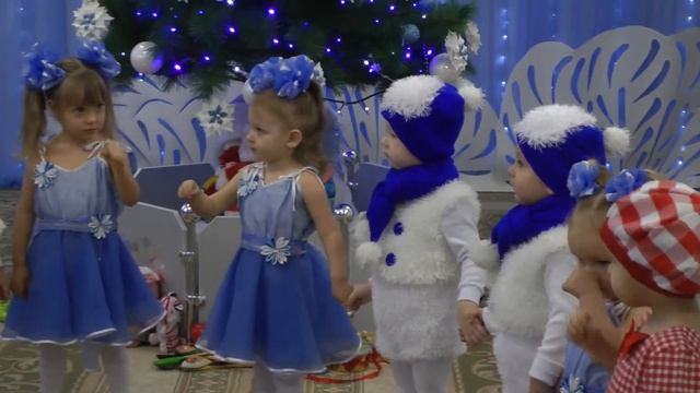 Игра со снежной бабой на новогоднем празднике 2019 в яслях. Муз. рук. Максюта Г . В. смотреть онлайн