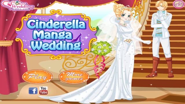 Cinderella Manga Wedding baby Game HD- Video for Babies & Kids - Top Baby Games best 2017 ? смотреть онлайн