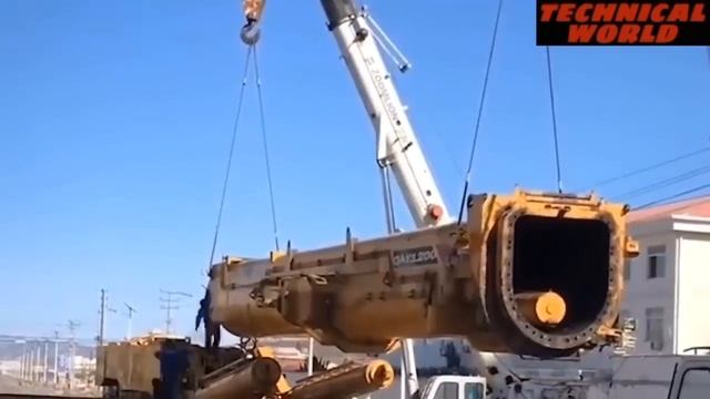 The Mega Cranes in Action ! смотреть онлайн