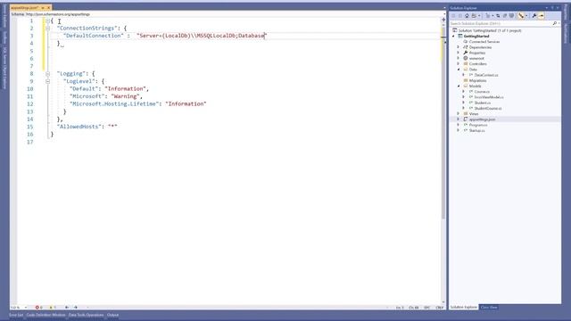 ASP.NET CORE Tutorial For Beginners 5 - Data Context, Connection String, Startup File, Migration смотреть онлайн
