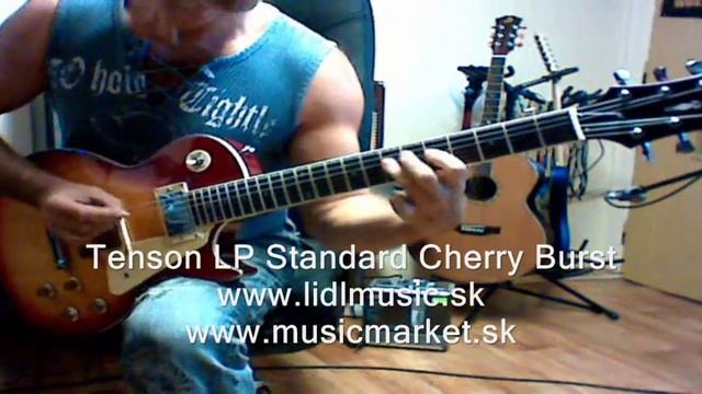 0102_Tenson LP Standard Set Neck Cherry Burst смотреть онлайн